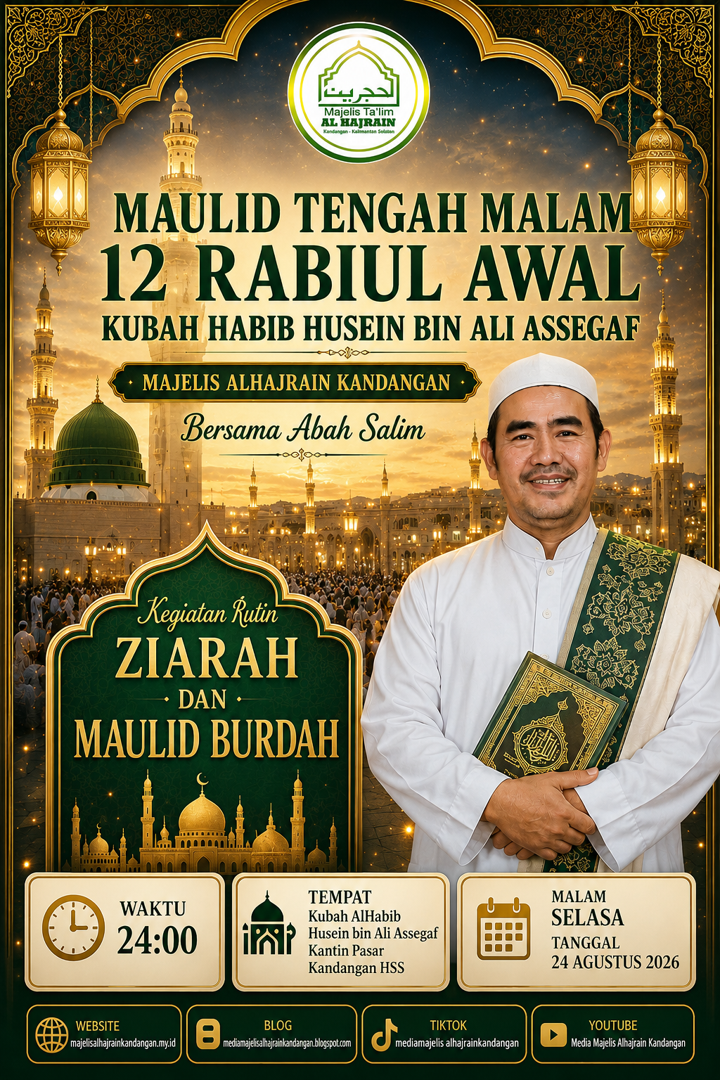Maulid Tengah Malam 12 Rabiul Awal 1448