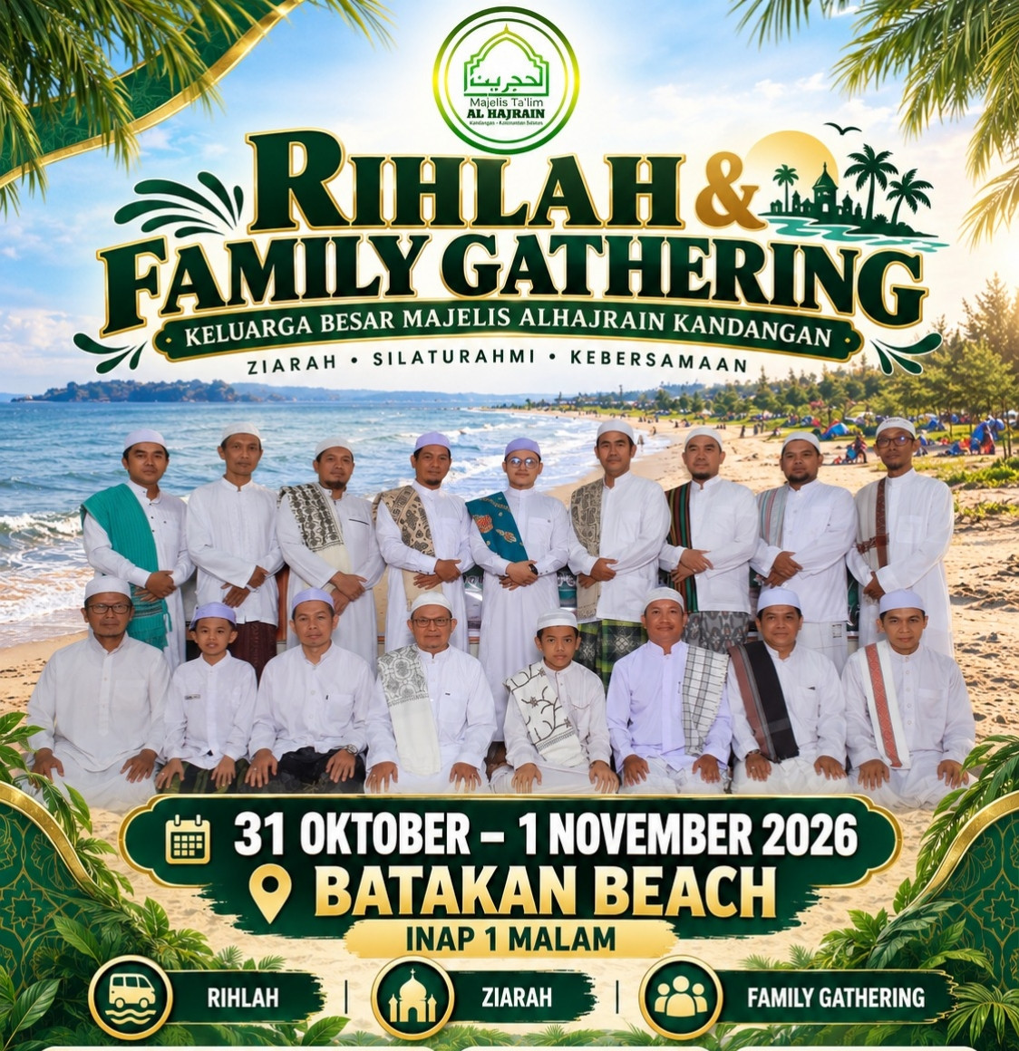 Rihlah dan Family Gathering Keluarga Besar Majelis Alhajrain Kandangan