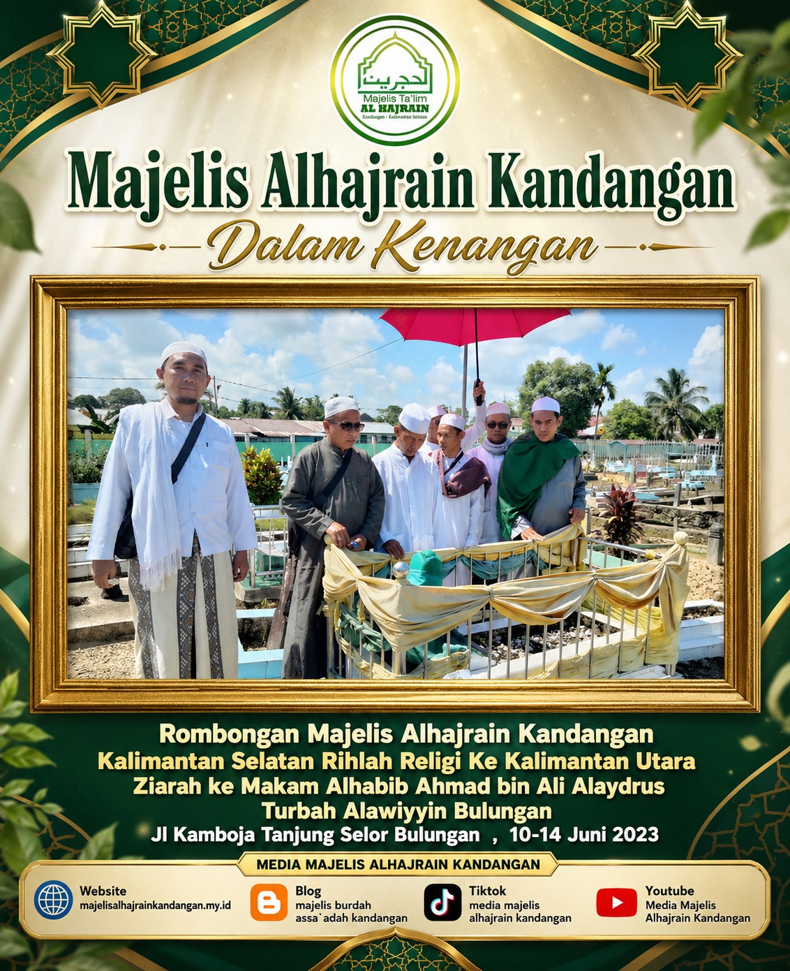 Makam Alhabib Ahmad bin Ali Alaydrus Turbah Alawiyyin Bulungan